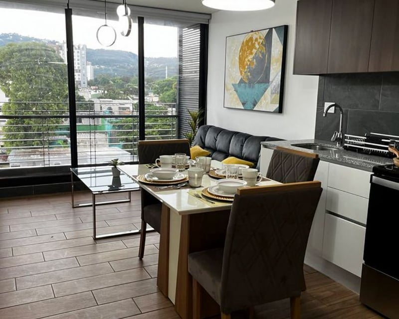 APARTAMENTO AMOBLADO EN RENTA EN ZONA 14