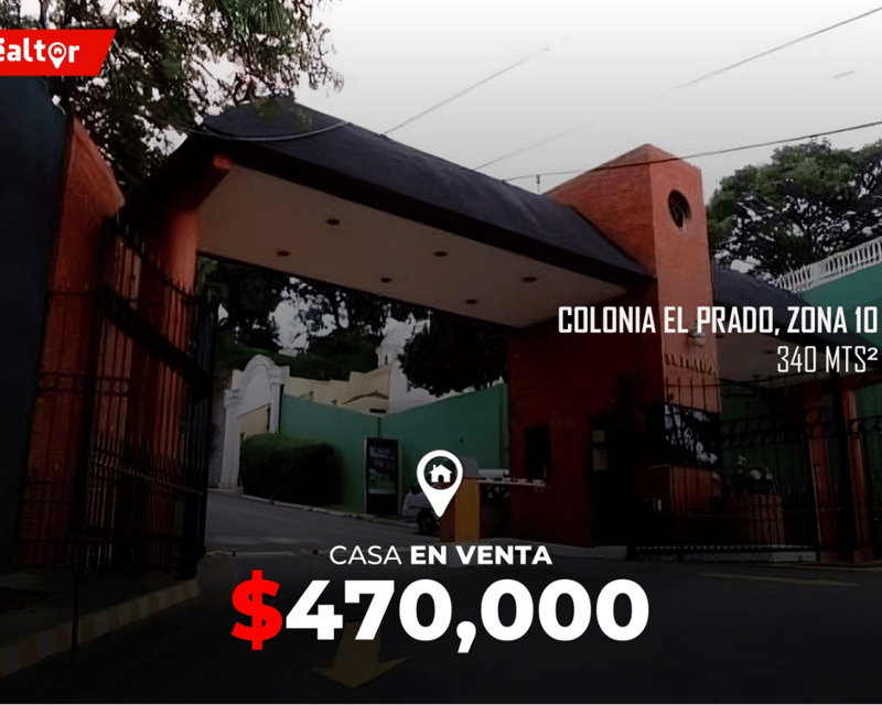 Casa en Venta en Colonia El Prado, zona 10