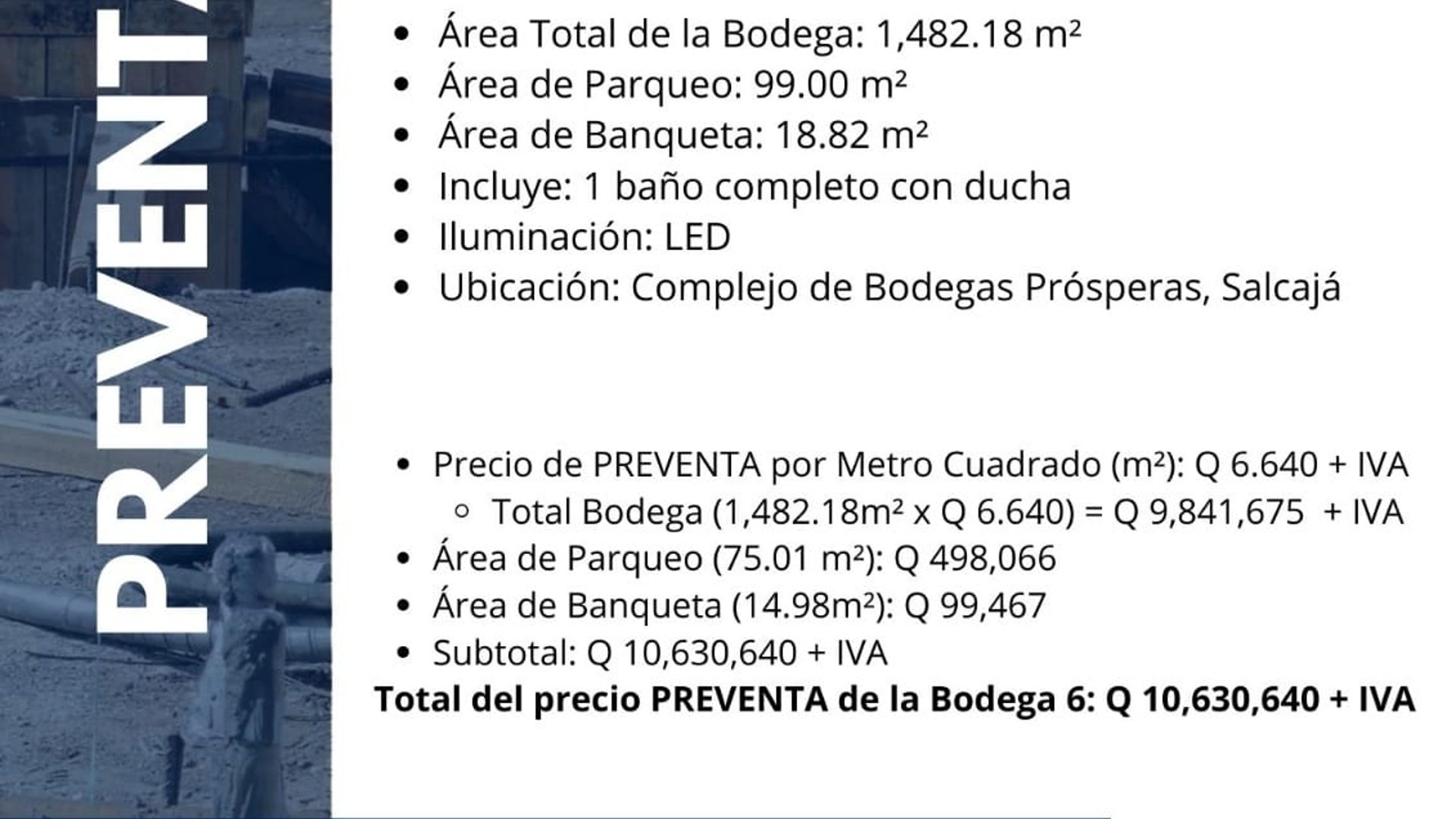 Venta de bodegas en Complejo Prósperas | Salcajá Quetzaltenango | 7 Bodegas diferentes tamaños - Miniatura 23