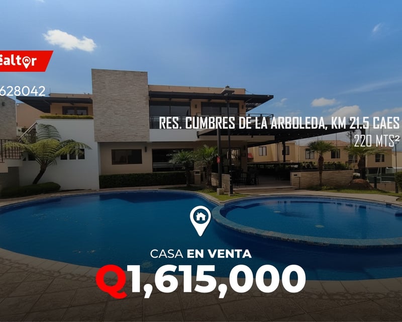 Casa en Venta en Residencial Cumbres de Arboleda, KM 21.5 CAES