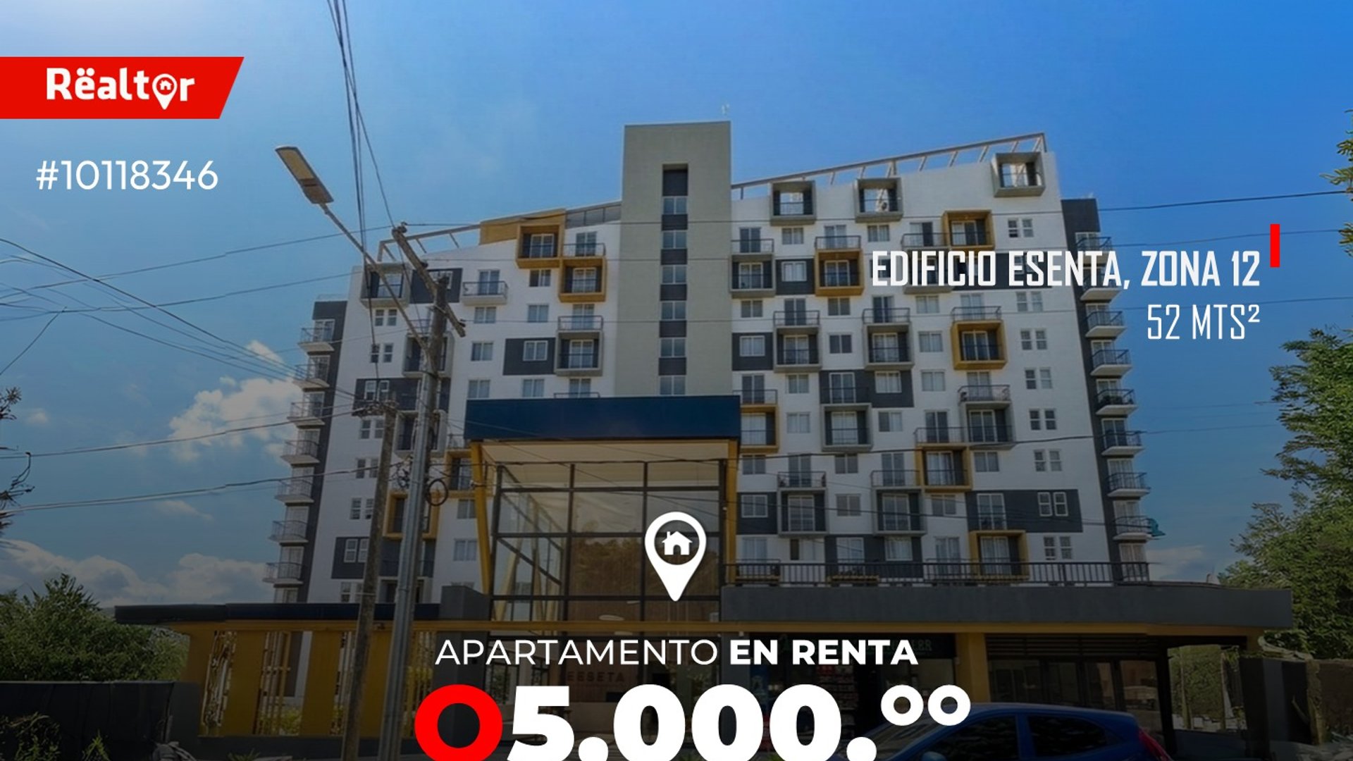 Apartamento en renta en Edificio Esenta zona 12 - Image 1