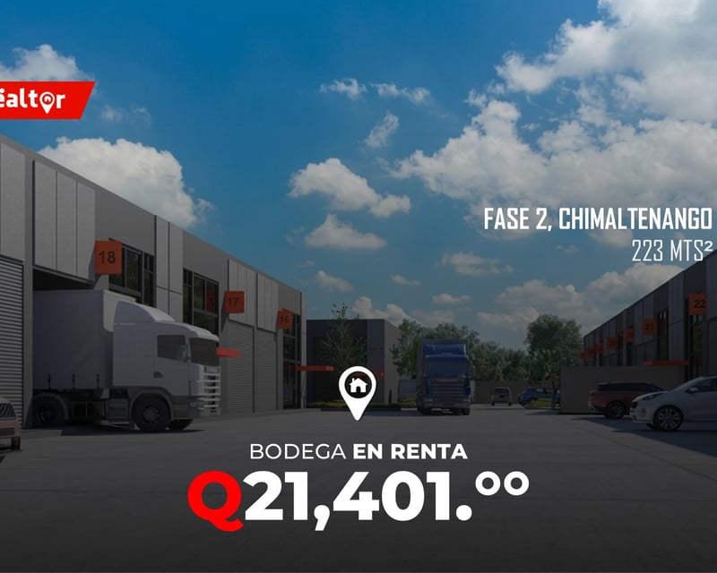 Bodegas en Empresarial Chimaltenango Fase 2