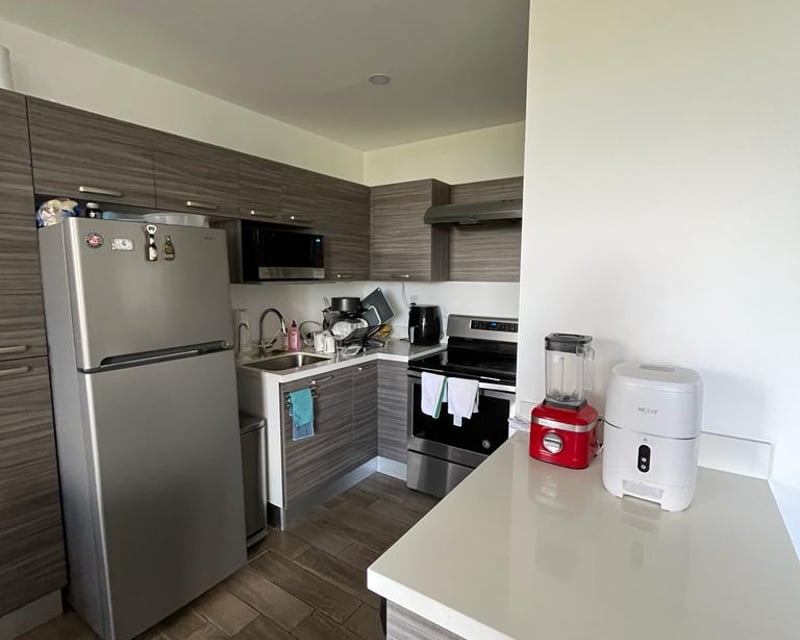 Apartamento con vista hacia los volcanes en KM 14.1 CAES Ref-5881