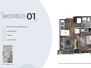 Apartamento en venta de 1 habitacion en zona 10 con balcon Ref-5083 - Image 9