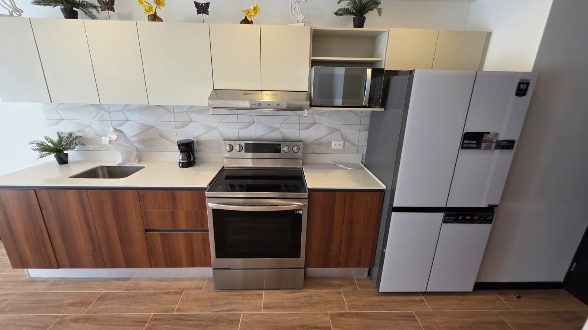 Apartamento en renta de 1 habitacion con linea blanca en Z13 Ref-5546