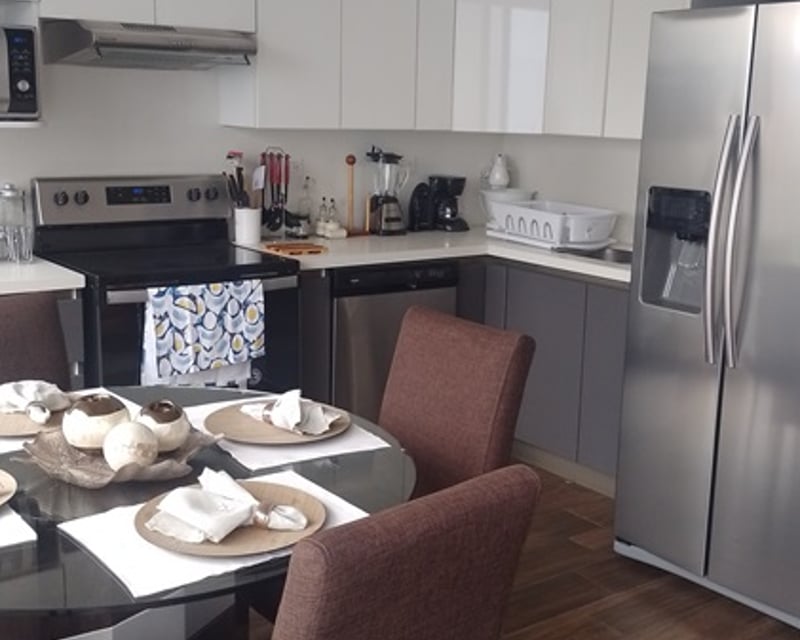 Alquilo Apartamento Amueblado Zona 10 nivel medio 1 dormitorio