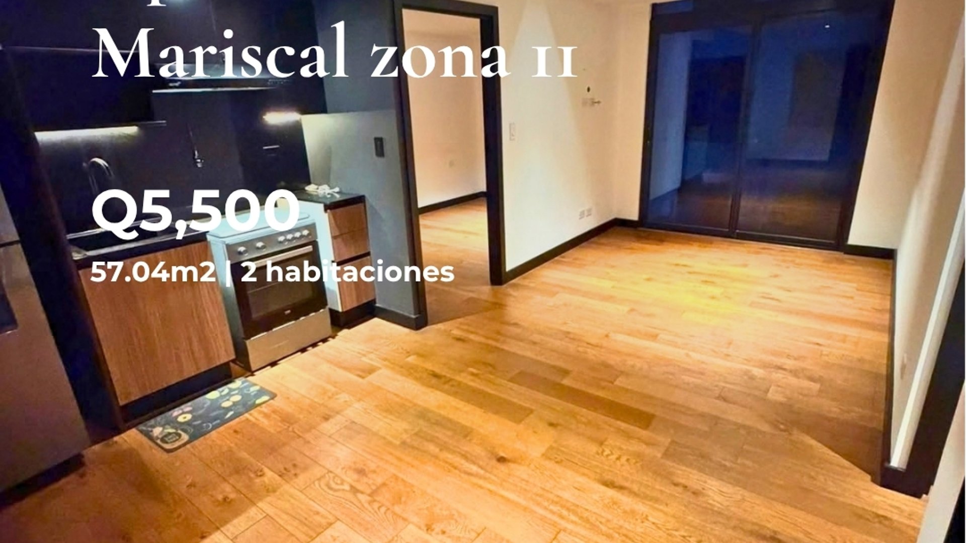 APARTAMENTO EN RENTA VILLA MARISCAL 2 HABITACIONES, ZONA 11