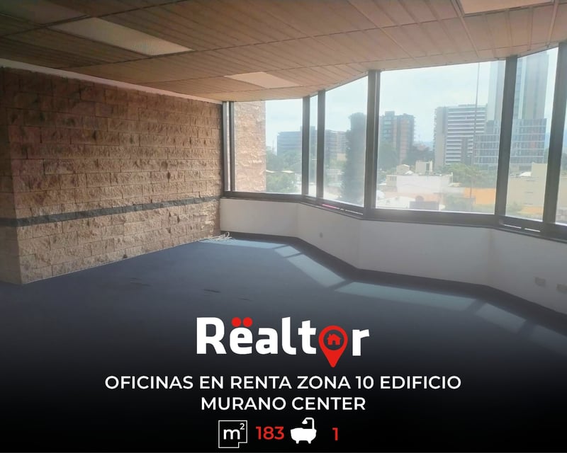 Oficinas en renta en Edificio Murano Center zona 10