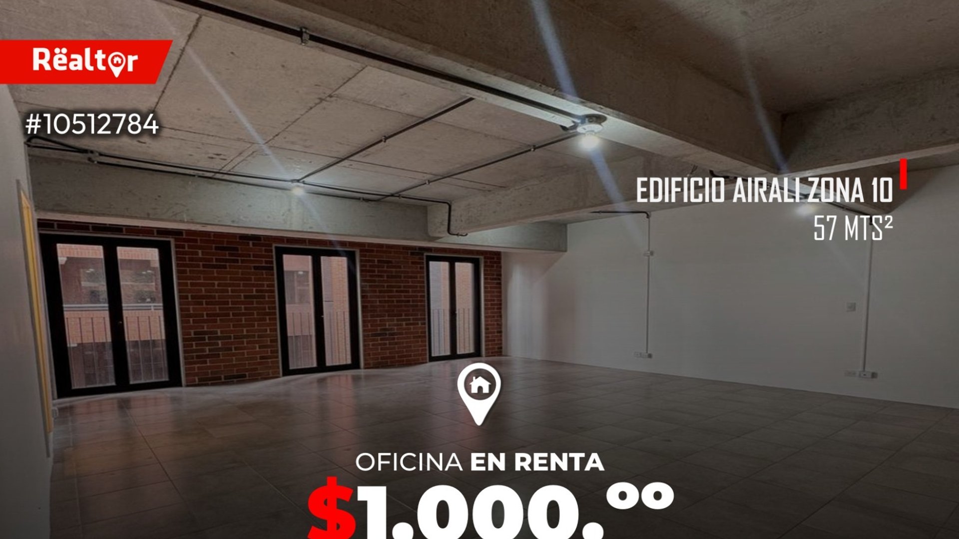 Oficina en renta en Edificio Airali zona 10