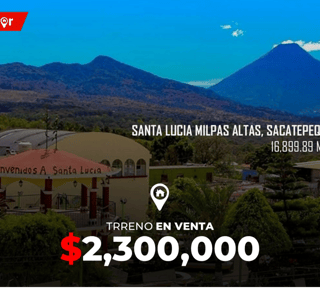 Terreno en venta en Santa Lucía Milpas Altas, Sacatepequez