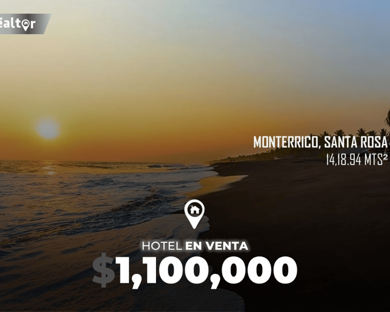 Hotel en Venta en Monterrico, Santa Rosa