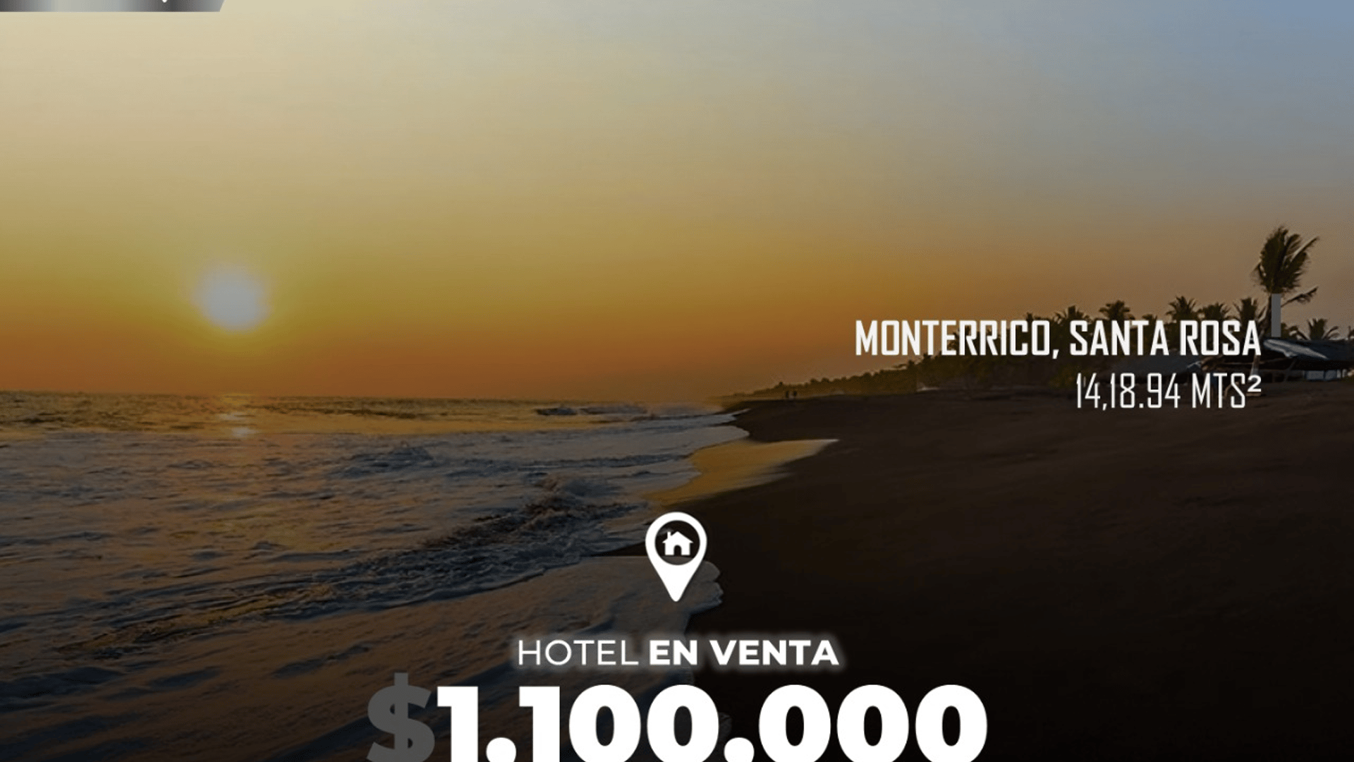 Hotel en Venta en Monterrico, Santa Rosa