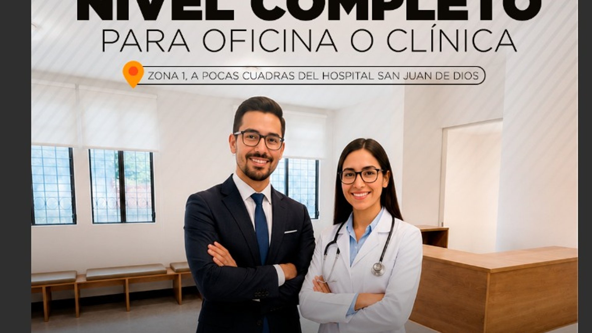 RENTA DE OFICINAS/CLINICAS EN ZONA 1 | NIVEL COMPLETO EN PLANTA 2