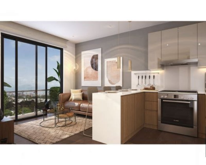 Apartamento en venta con 2 habitaciones y balcon en zona 15 Ref-4856
