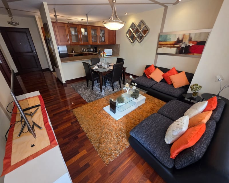 Apartamento amueblado con terraza de 1 habitacion en zona 14 Ref-6002