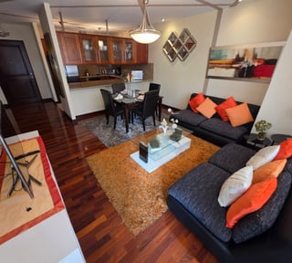 Apartamento amueblado con terraza de 1 habitacion en zona 14 Ref-6002 