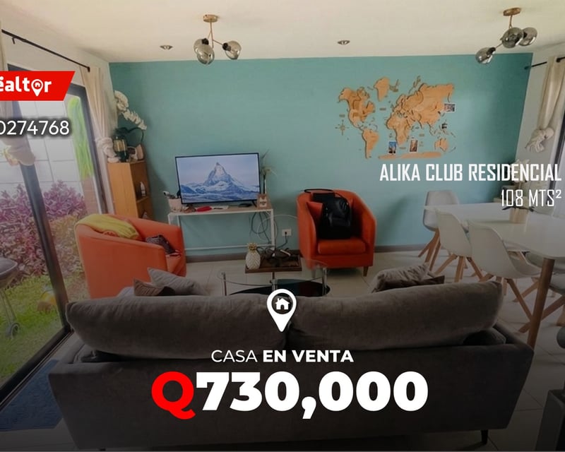 Casa en venta en Alika Club Residencial, Fraijanes