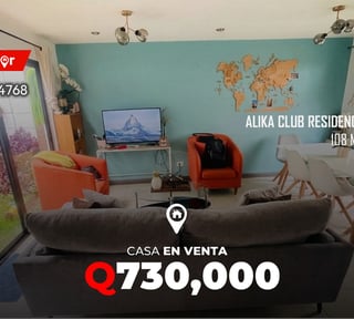 Casa en venta en Alika Club Residencial, Fraijanes
