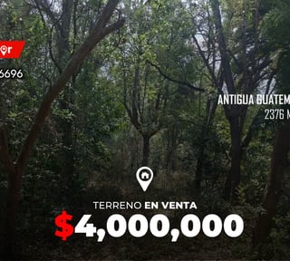 Terreno en venta en antigua guatemala 