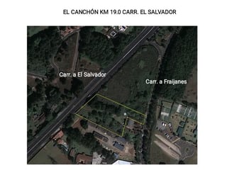 Terreno en Alquiler/Venta Canchón Km. 19 Carretera a El Salvador Ruta CA-1 Orien - 3