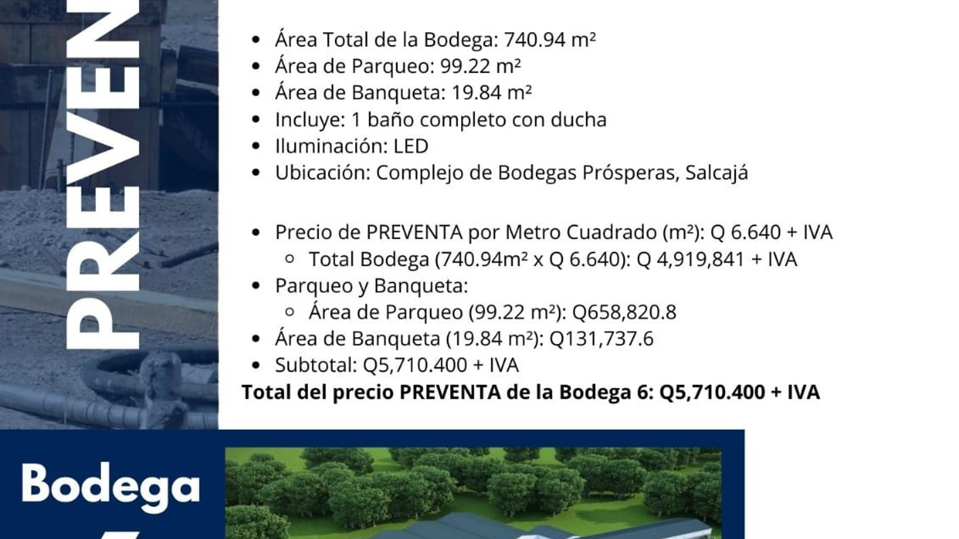 Venta de bodegas en Complejo Prósperas | Salcajá Quetzaltenango | 7 Bodegas diferentes tamaños - Miniatura 25