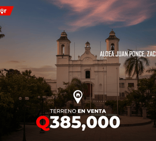 Terreno en venta en Aldea Juan Ponce Zacapa
