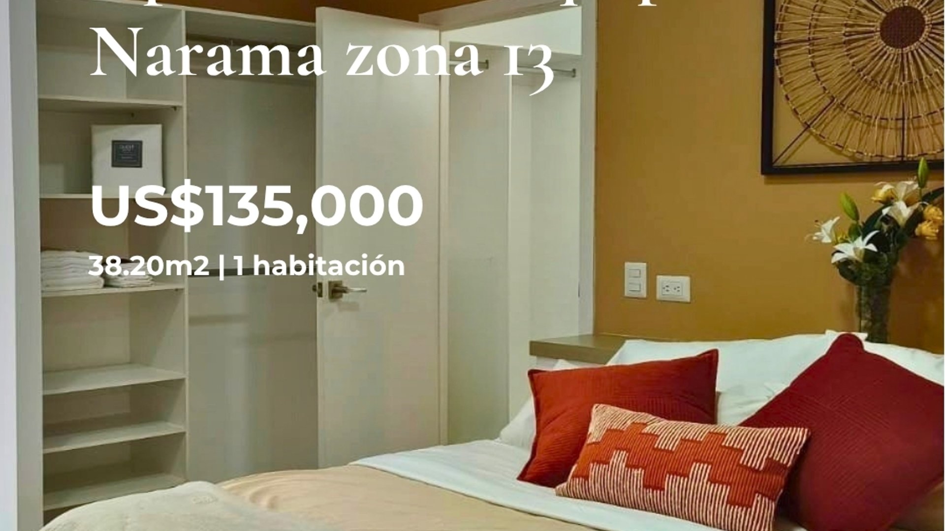 APARTAMENTO EN VENTA EQUIPADO  NARAMA ZONA 13
