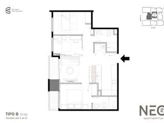 VENTA DE CÉNTRICO APARTAMENTO PARA ESTRENAR - NEO 2, ZONA 10 - 2