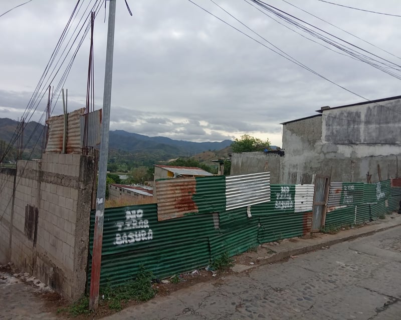 TERRENO EN VENTA EN BARRIO EL CENTRO GUALAN ZACAPA