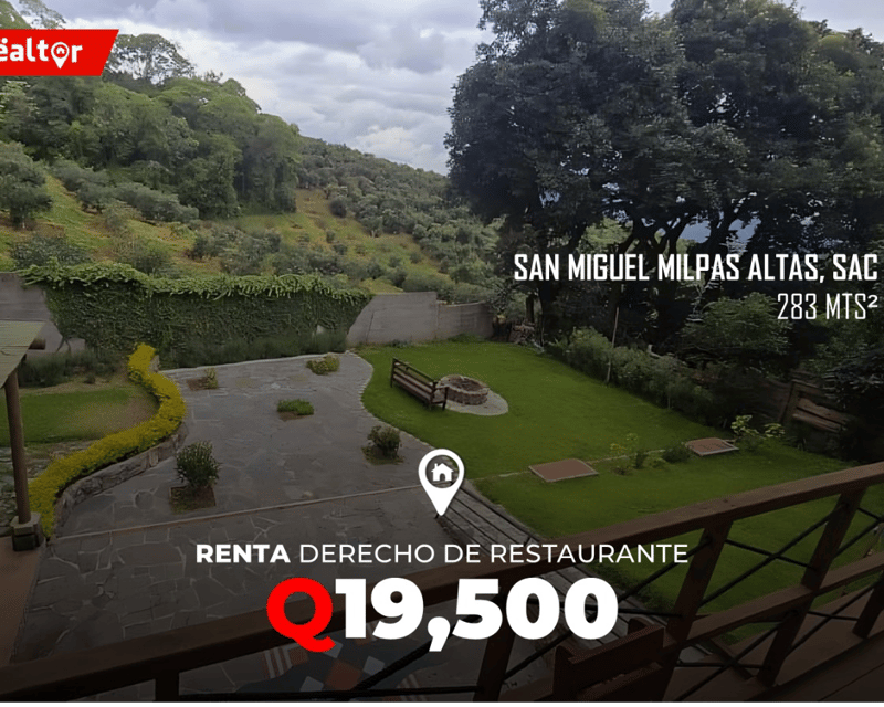 Renta de Derecho en San Miguel Milpas Altas, Sacatepequez