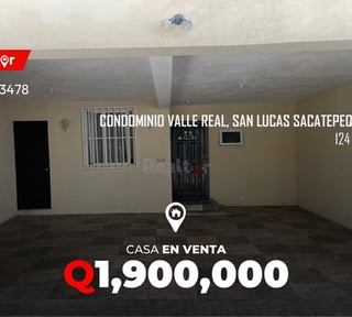 Casa en venta en Condominio Valle Real San Lucas Sacatepequez