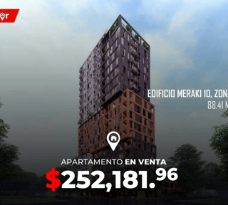 Apartamento en Venta en Edificio Meraki 10, zona 10