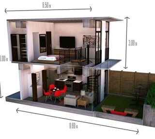 VENTA APARTAMENTO TIPO LOFT EN ZONA 10 LA FABRA