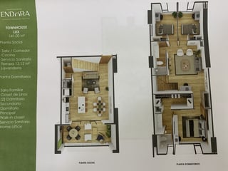 Townhouse Lux, 141m2 en preventa, edificio Endora Z.11 - 2