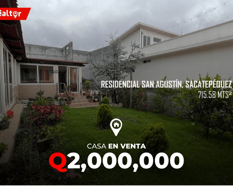 Casa en venta en Residencial San Agustín, Sacatepequez