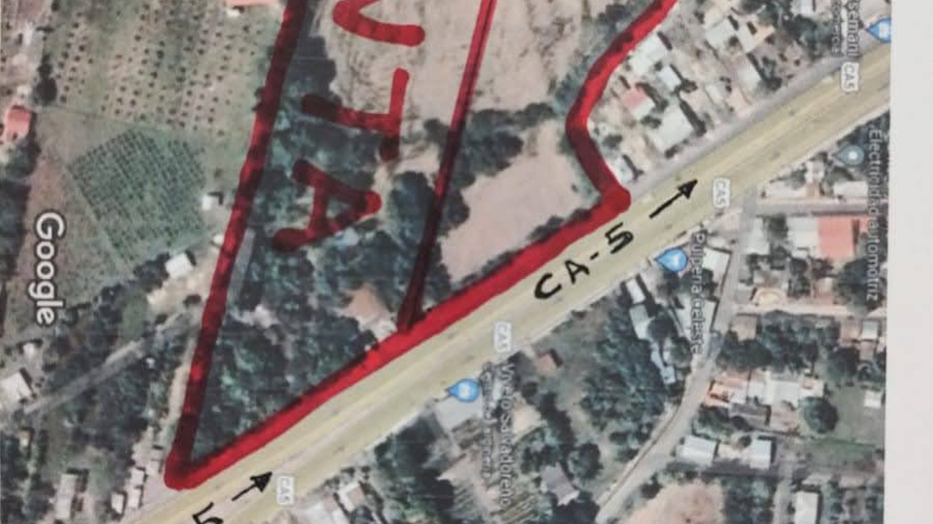 Vendo Terreno a 2 Kmt desvío Canal Seco, Comayagua