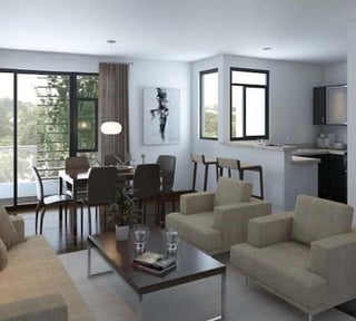Apartamento de 2 habitaciones en venta nivel alto en zona 15 Ref-5325