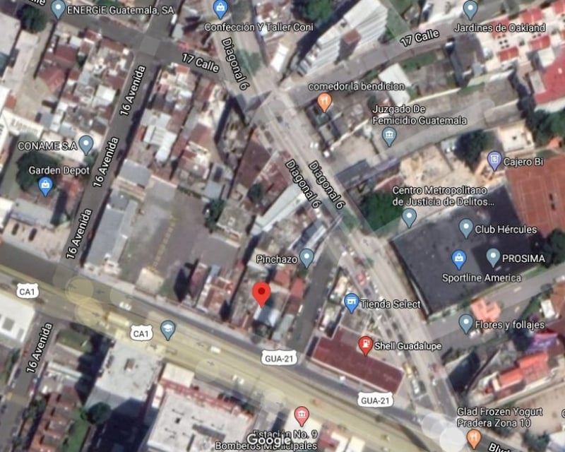 Terreno en Venta y Renta sobre Diagonal6 Zona 10