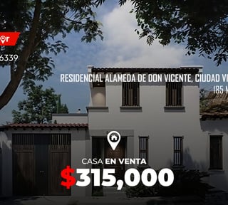 Casa en venta en Residencial Alameda de Don Vicente, Ciudad Vieja 