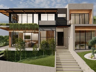 Casa minimalista en venta KM 10.5 CAES 6 habs y gimnasio Ref-5653 - Image 1