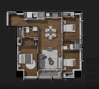 Apartamento para estrenar de 3 habitaciones en venta, Atarah zona 10