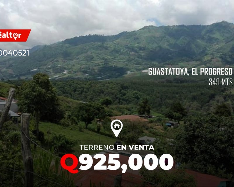 Terreno en venta en Barrio El Porvenir, Guastatoya el Progreso