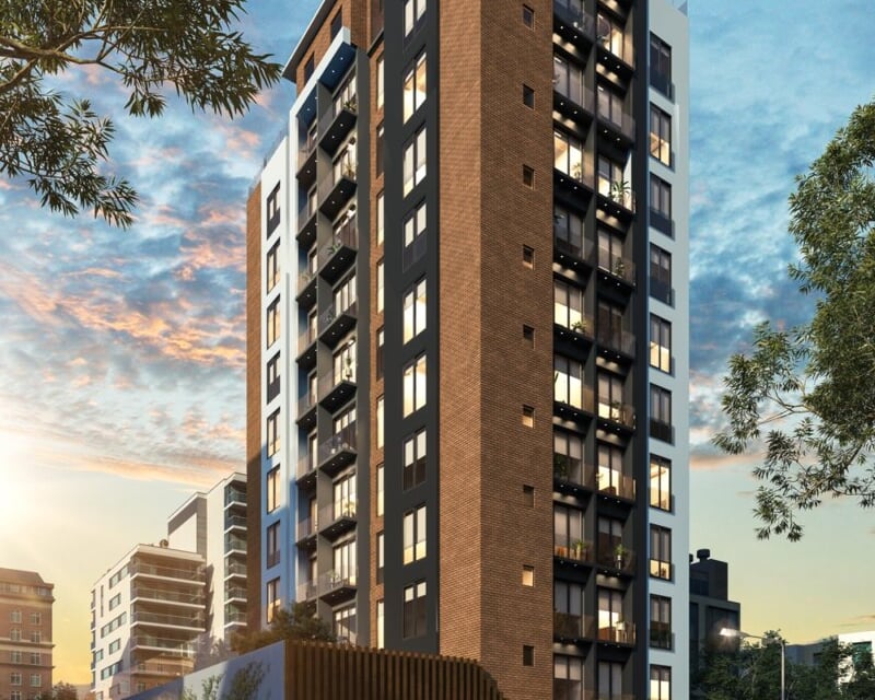 Apartamento en venta de 1 habitacion en zona 10 con balcon Ref-5083