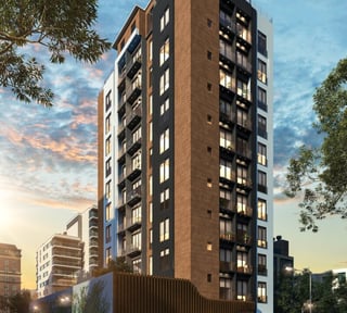 Apartamento en venta de 1 habitacion en zona 10 con balcon Ref-5083