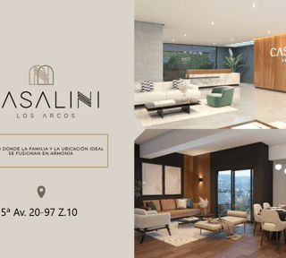 Vendo Apartamentos en Casalini Los Arcos Zona 10 Ref-4635