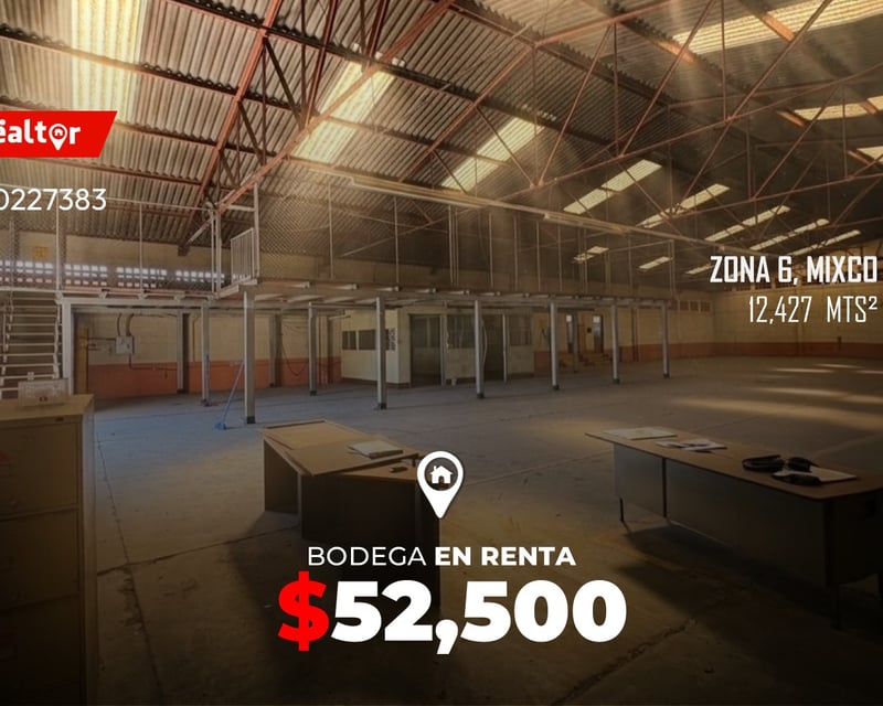 Bodega en venta-renta en Zona 6 Mixco