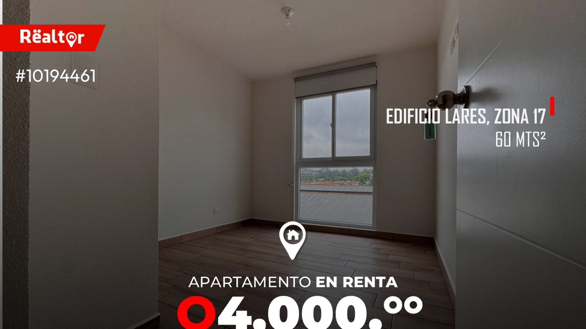 Aparatamento en renta en Edificio Lares 17 zona 17