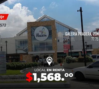 Local en renta en Comercial Galeria Pradera Zona 10