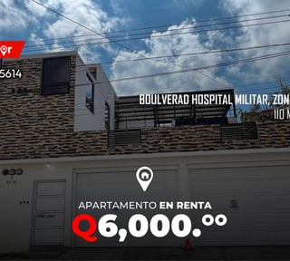 Apartamento en renta en Montesolar zona 16