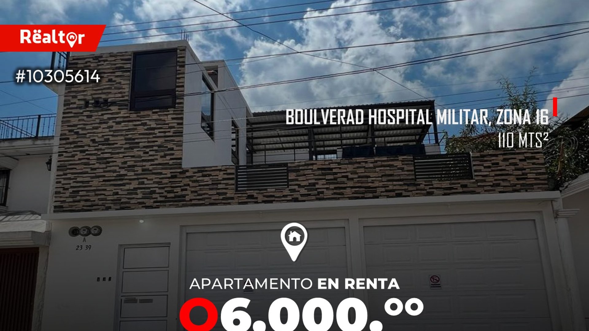 Apartamento en renta en Montesolar zona 16